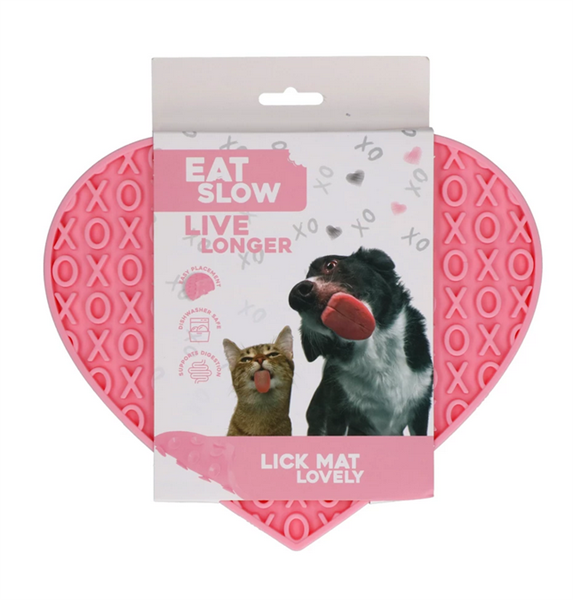 Eat Slow Live Longer Lick Mat Lovely