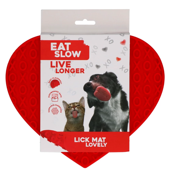 Eat Slow Live Longer Lick Mat Lovely