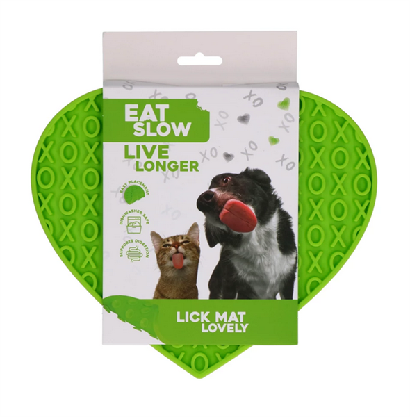 Eat Slow Live Longer Lick Mat Lovely