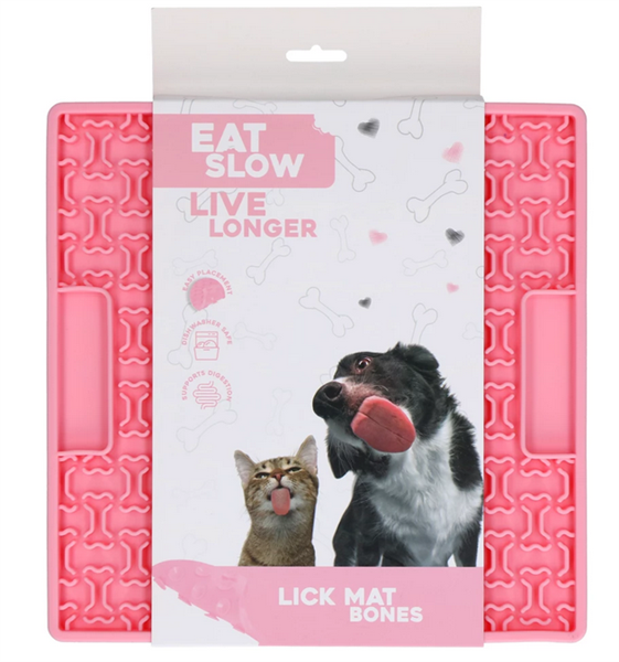 Eat Slow Live Longer Lick Mat Bones