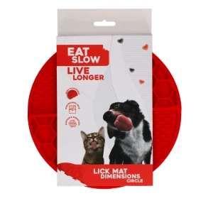 Eat Slow Live Longer Lick Mat Circle